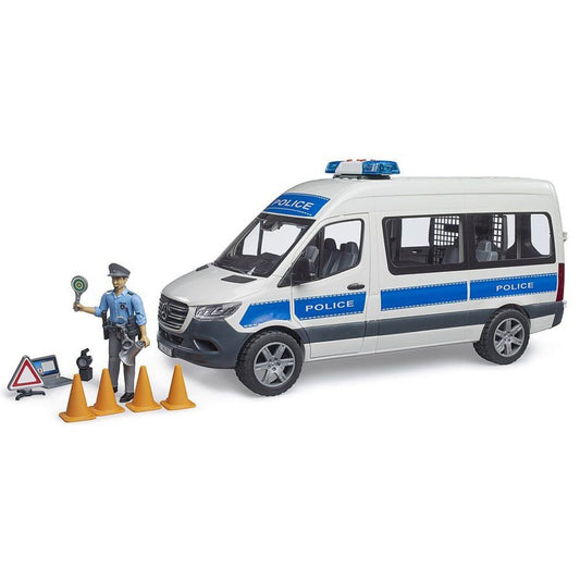 BRUDER® MB Sprinter Polizei Einsatzfahrzeug mit Polizist