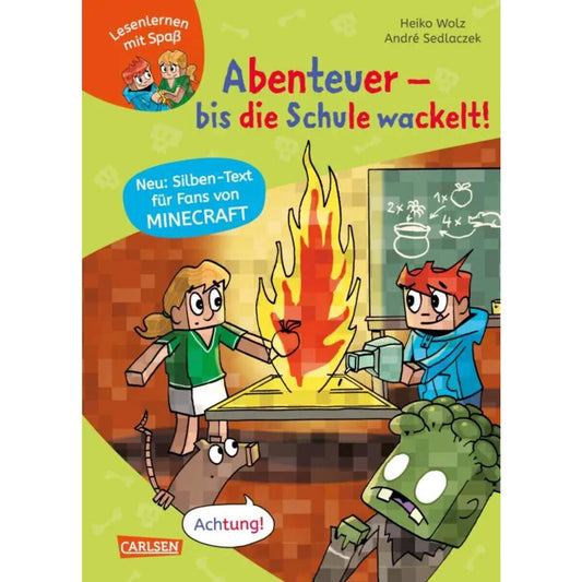 Carlsen Verlag Minecraft Silben-Geschichte: Abenteuer – bis die Schule wackelt!
