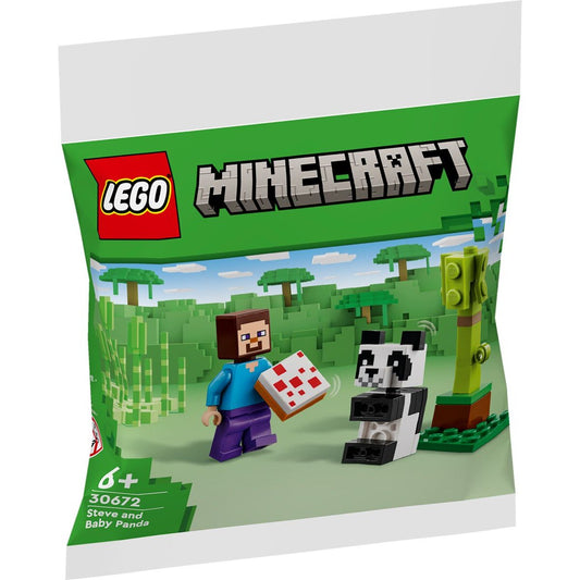 LEGO® Minecraft™ 30672 Steve mit Baby-Panda