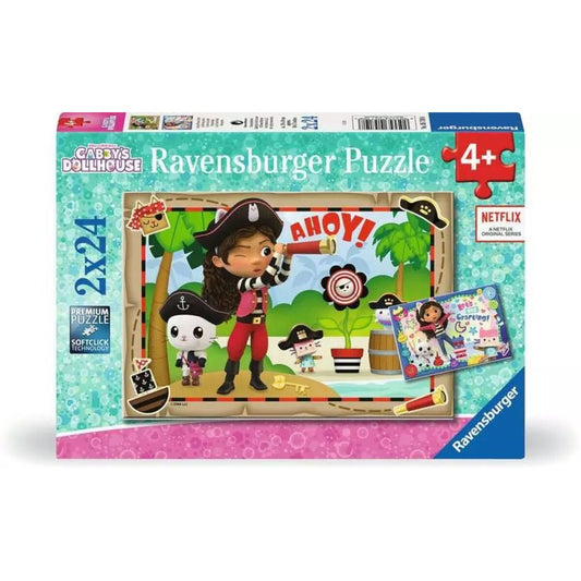 Ravensburger Puzzle - Gabby's Dollhouse, 2 x 24 Teile