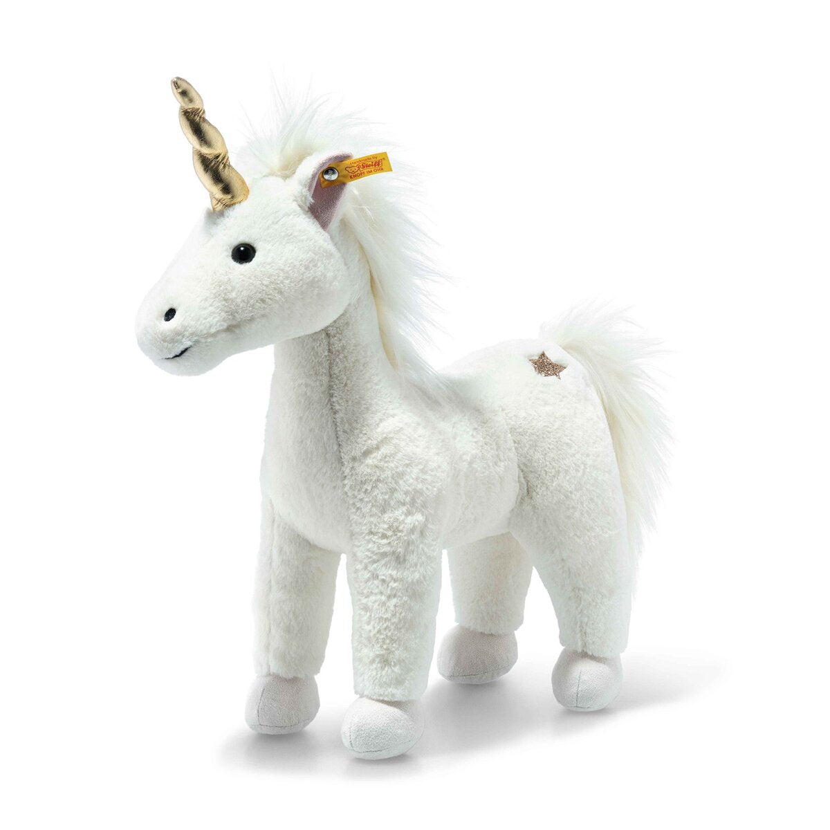 Steiff Soft Cuddly Friends Unica Einhorn weiß, 35 cm