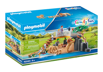 PLAYMOBIL® 70343 Family Fun Löwen im Freigehege